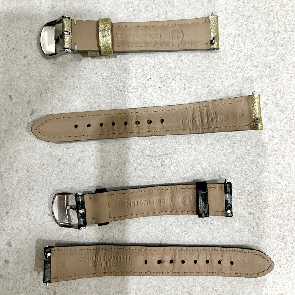 Michele Leather Watchband Bundle - Picture 4 of 4